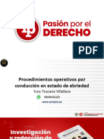 Procedimientos Operativos Por Conducción en Estado de Ebriedad PDF Gratis