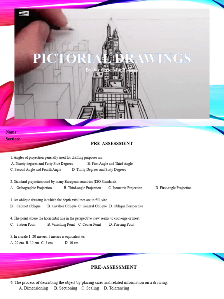 Pictorial Drawings PDF