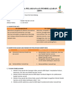 Rencana Pelaksanaan Pembelajaran (RPP) : A. Kompetensi Inti KI 3 (Pengetahuan) KI 4 (Keterampilan)