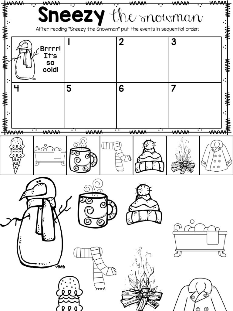 Sneezy The Snowman | PDF