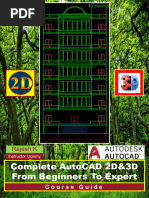 Complete AutoCAD 2D&3D From Beginners To Expert Course Guide
