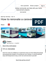 How To Renovate A Caravan - Part 2 Bunnings Work