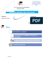 Exposé de Équilibre Globale Des Structures