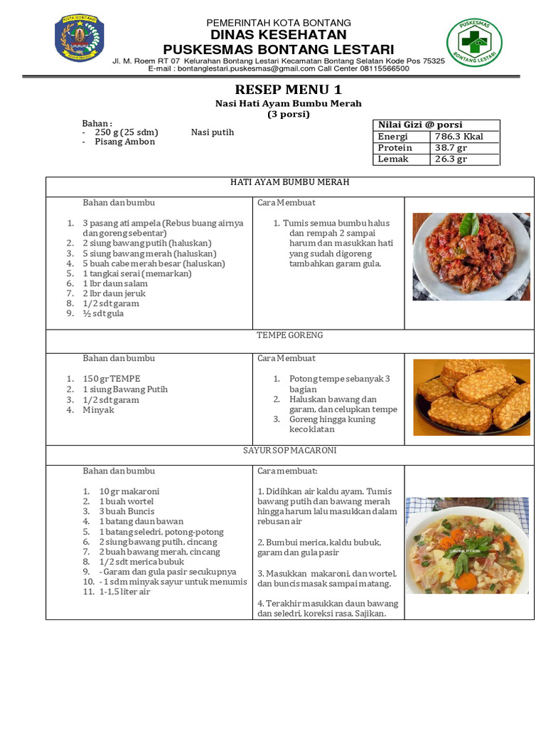Resep menu pmt ibu hamil pdf
