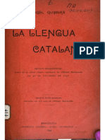 Discurs A.Guimera La Llengua Catalana Ateneu 1895