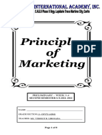 Principles of Marketing-Week 3-4