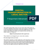 Digital Transformation in The Legal Sector