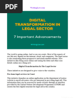 Digital Transformation in The Legal Sector