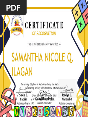 Certificate Of Achievement Template