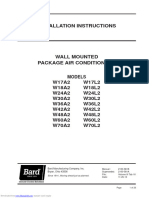 Manual Bard Wall Mounted INSTALLATION INSTRUCTIONS