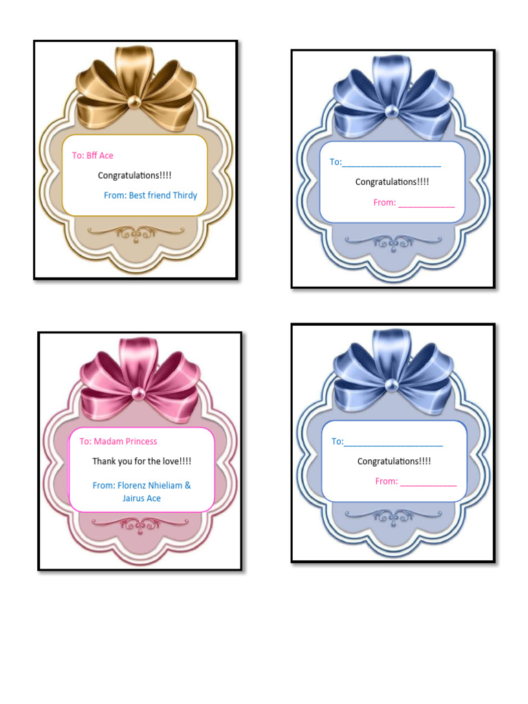 Bday Card | PDF