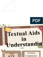 Textual Aids Part 1 Lesson 2