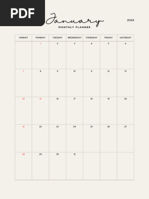2024 Planner