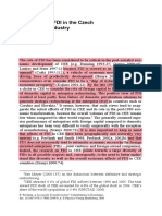 Role of Fdi PDF