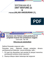 Joint Venture (2) & Penjualan Angsuran (1) : Pertemuan Ke-6