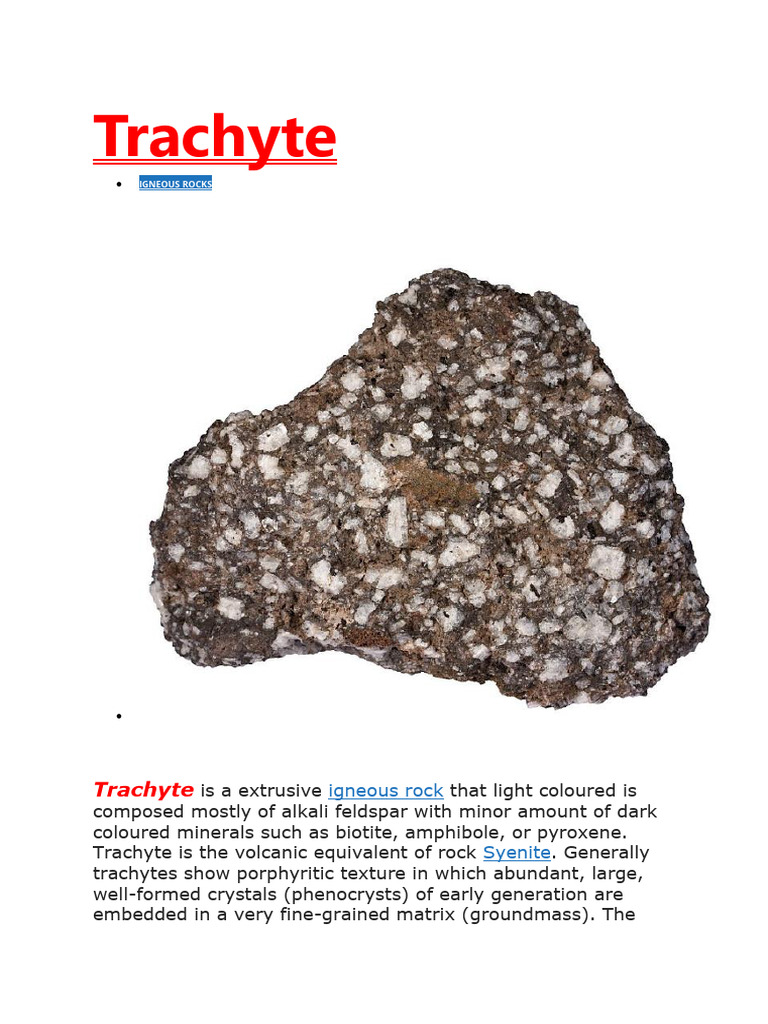 Trachyte PDF