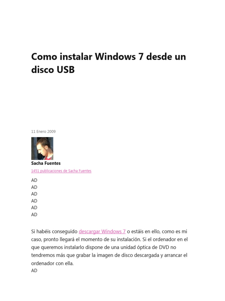como instalar windows 7 en canaima sin pendrive