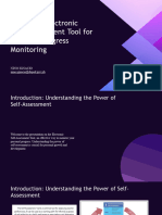 Using The Electronic Self-Assessment Tool For Personal Progress Monitoring