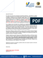 Carta Presentación de Estudiantes A Empresarios Unicomfacauca - ARL VF