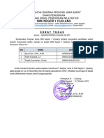 Surat Tugas Instruktur Sekoper Cinta