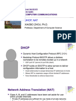 DHCP, Nat: Unit 04.02.03 CS 5220: Computer Communications