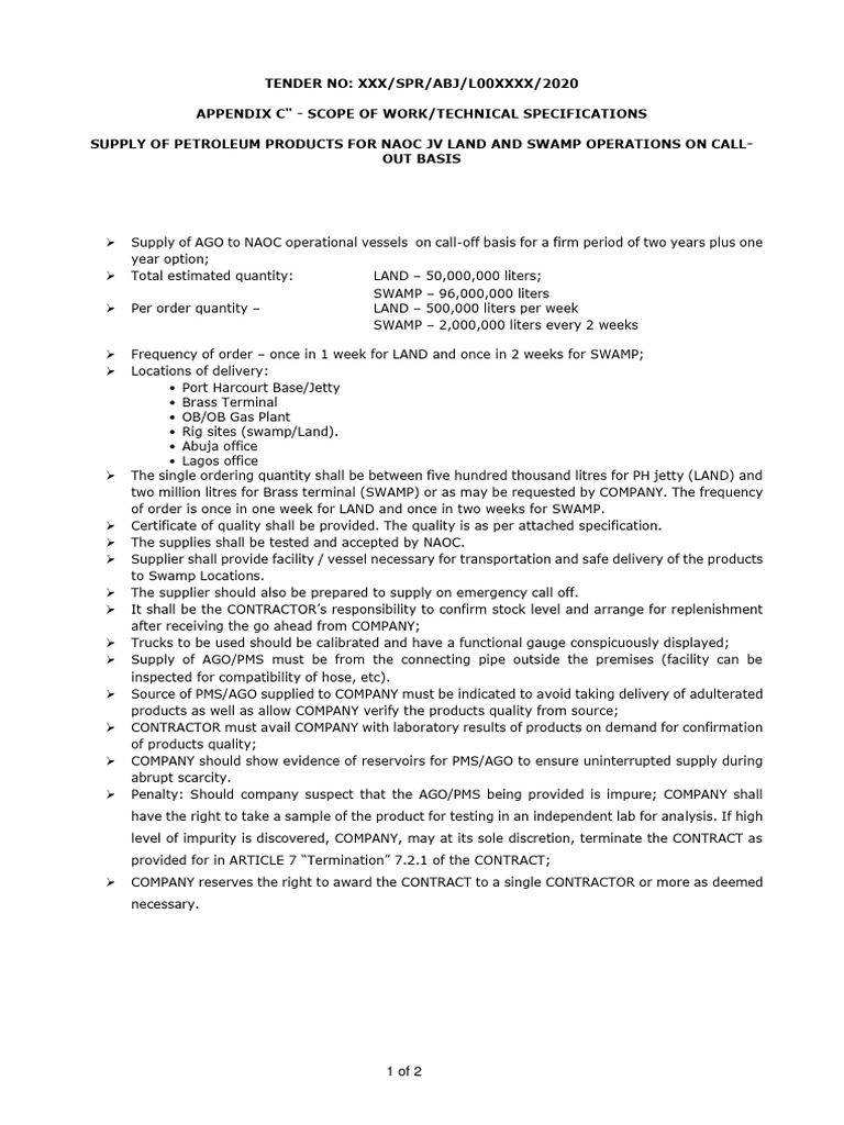 5.4.1 Appendix D Technical Specifications and Scope of Work PDF