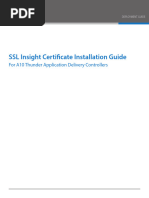 SSL Insight Certificate Installation Guide