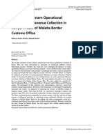 Influence of System Operational Efficiency On Revenue Collection in Kenya - A Case of Malaba Border Customs Office
