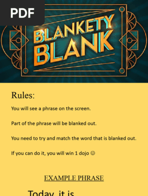 Blankety Blank 2