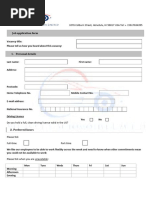 Vegas City Automotive Limited Employment Application Form