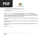 Carta de Demissão para Jovem Aprendiz | PDF