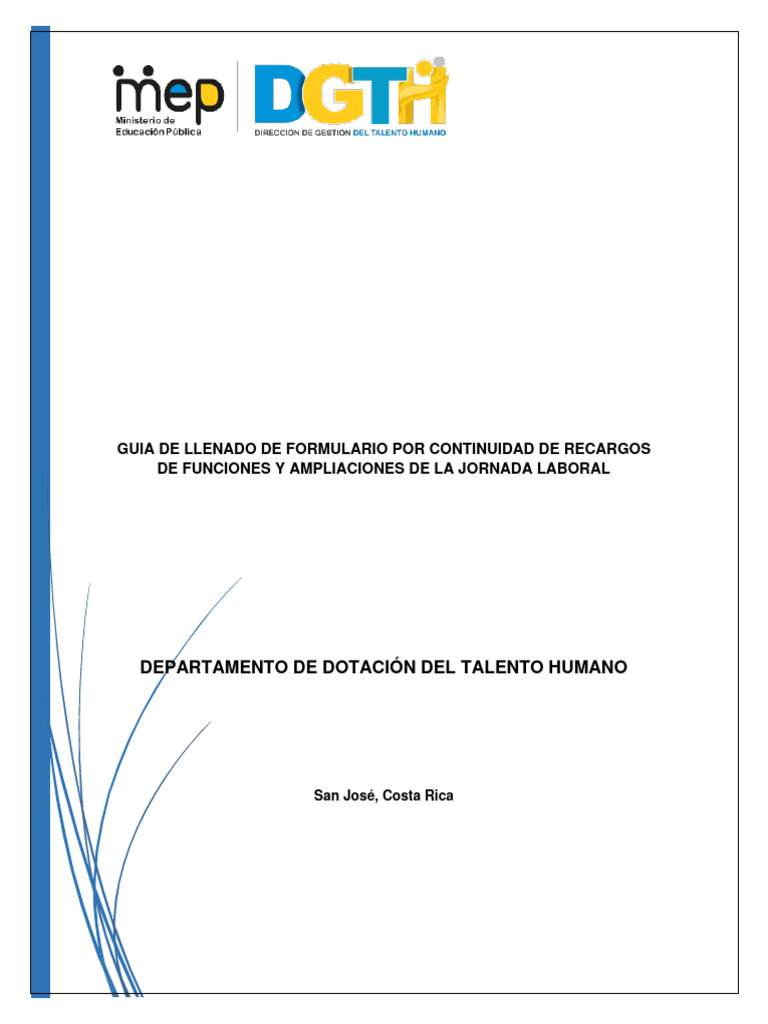 Guía para Llenar Formulario DGTH-FOR-04-DDTH-0521 | PDF | Corrupción ...