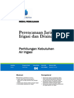 Modul 4. Perhitungan Kebutuhan Air Irigasi