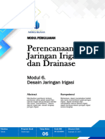 Modul 6. Desain Jaringan Irigasi