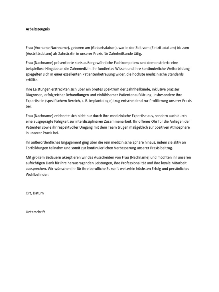 stellenanzeige muster pdf
