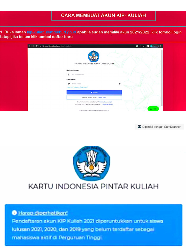 Panduan Pendaftaran Dana KIP 2025