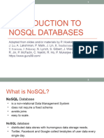 Introduction To NoSQL