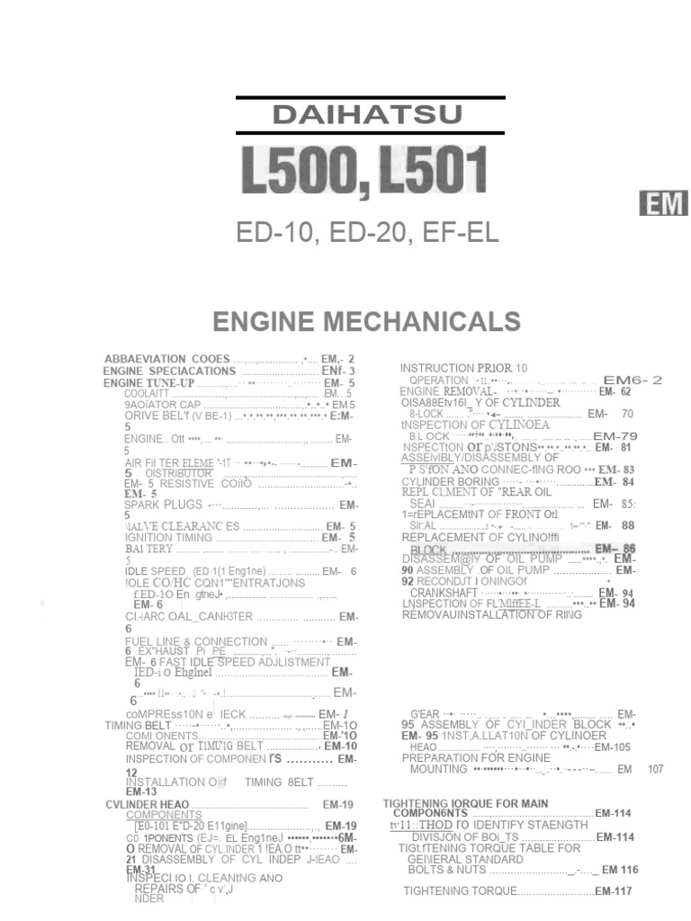 EM Engine Mechanicals PDF | PDF | Tecnologia e Engenharia