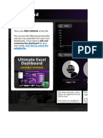 Ultimate Excel Dashboard - Free Version