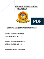 Physics Ip Project 2023-2024