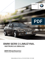 BMW Seria 3 f30 Instrukcja