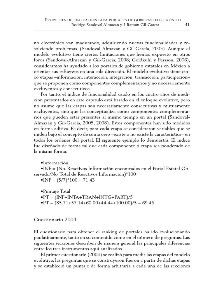 Evaluaci n para portales de gd 2 pdf cuestionario gobierno e