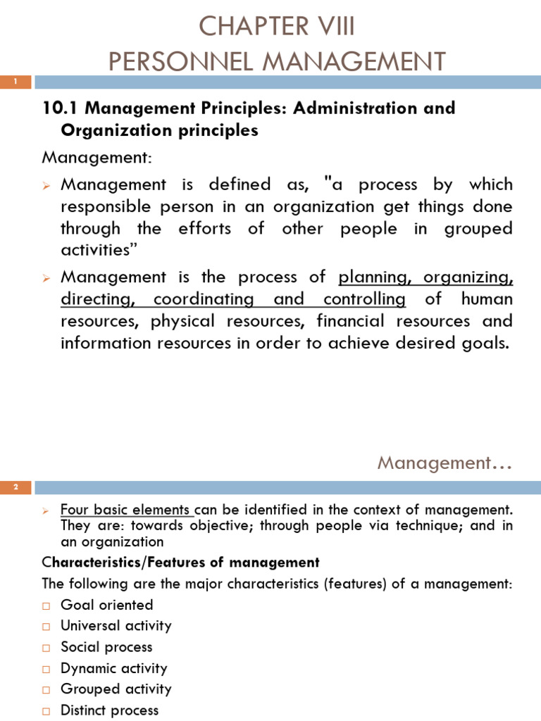 CM Chapter Viii | PDF