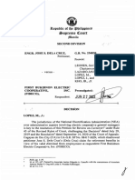 Engr. Jose S. Dela Cruz vs. First Bukidnon Electric Cooperative, Inc. (FIBECO), G.R. No. 254830, June 27, 2022