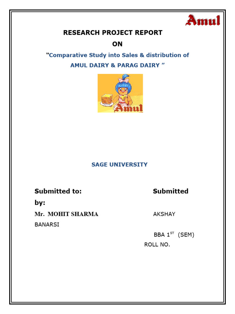 Project Report On Comparative Analysis Of Two Companies Pdf Free Download
