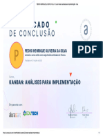 PEDRO HENRIQUE OLIVEIRA DA SILVA - Curso Kanban - Análises para Implementação - Alura