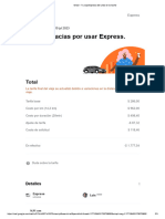 Matias, Gracias Por Usar Express.: Total $ 1.777,54