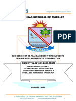 Directiva #001 - Viaticos 2023 Formatos