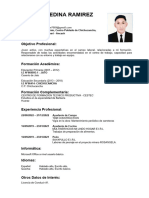 Curriculum Vitae Edizon