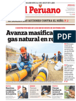 El Peruano: Avanza Masificación Del Gas Natural en Regiones